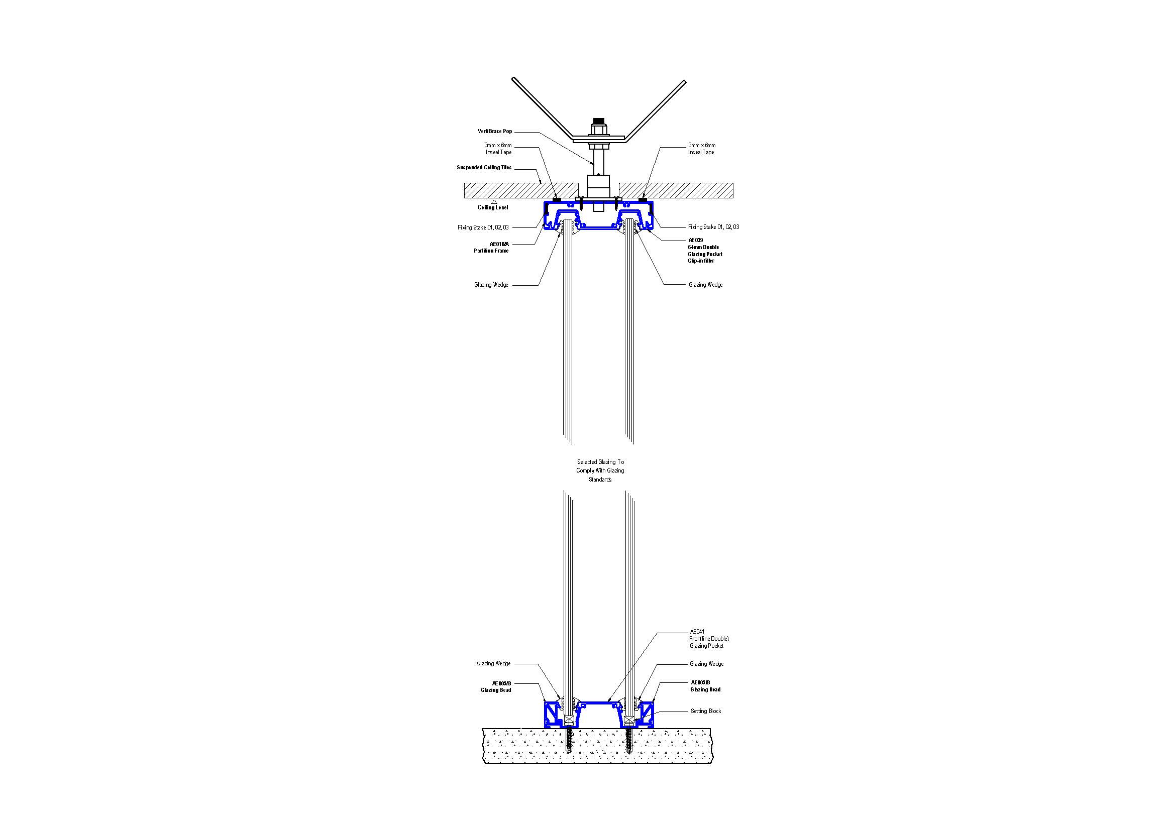 F64-05 Double Glazing Section